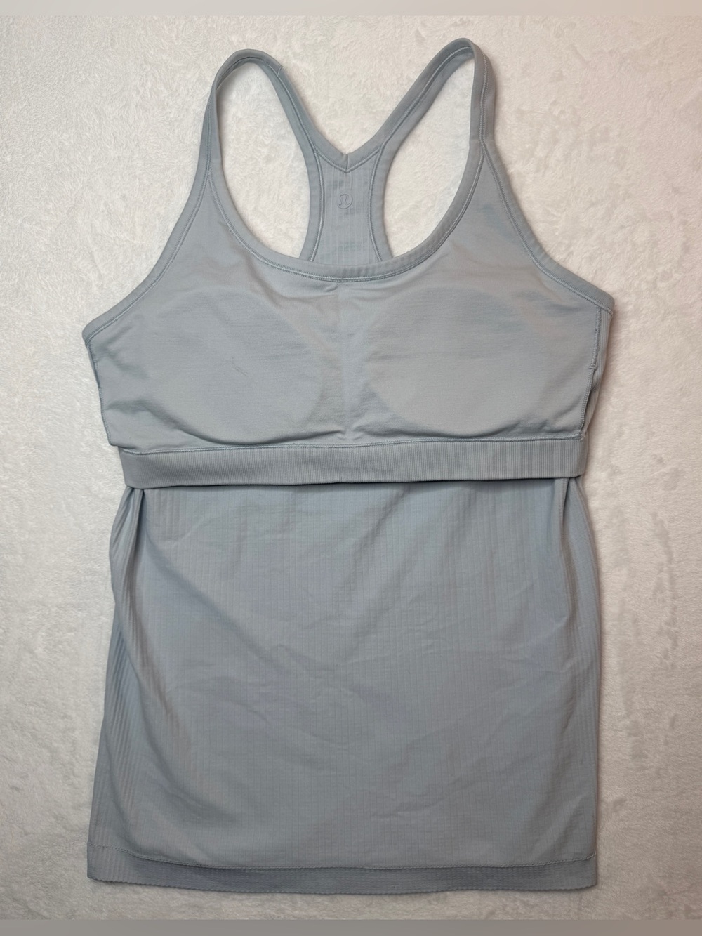 Lululemon Ebb To Street Tank Top *Light Support B/C Cup
Starch Blue Sz 10 W1AX1S - Picture 7 of 15
